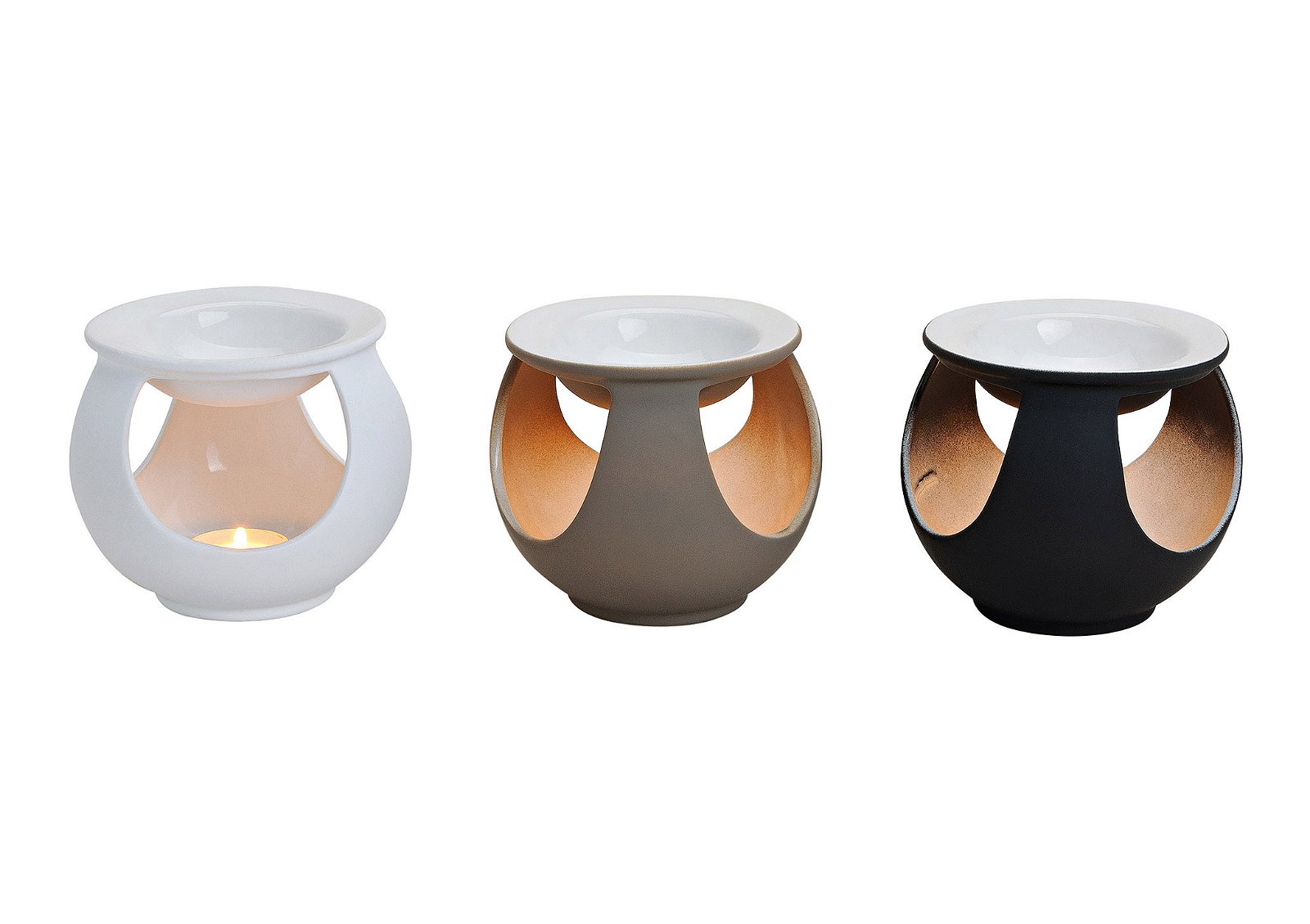 Lampada profumata in ceramica con silicone di Galvan (L/H/D) 12x10x12 cm