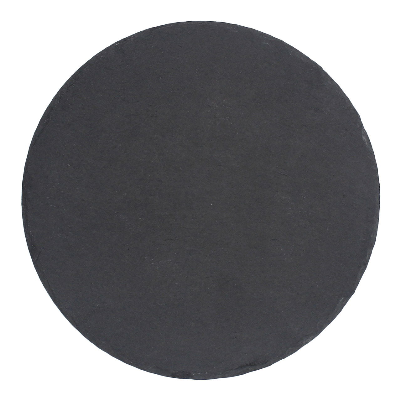 Servierplatte aus Schiefer schwarz (B/H/T) 30x1x30cm