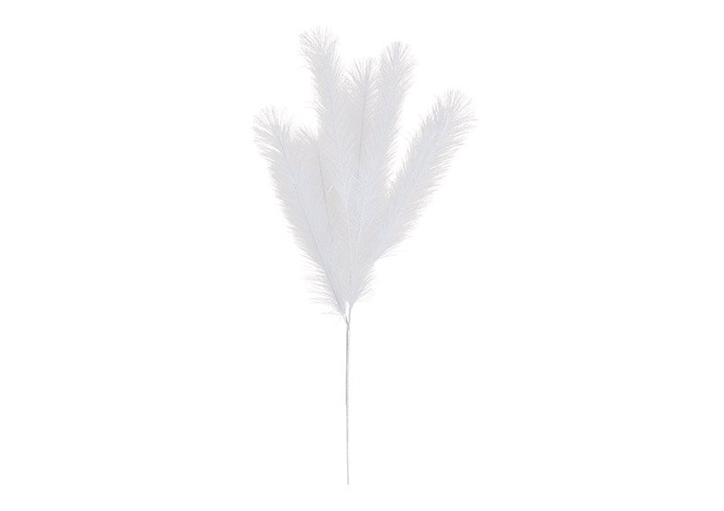 Plastic pampas grass white (h) 91cm