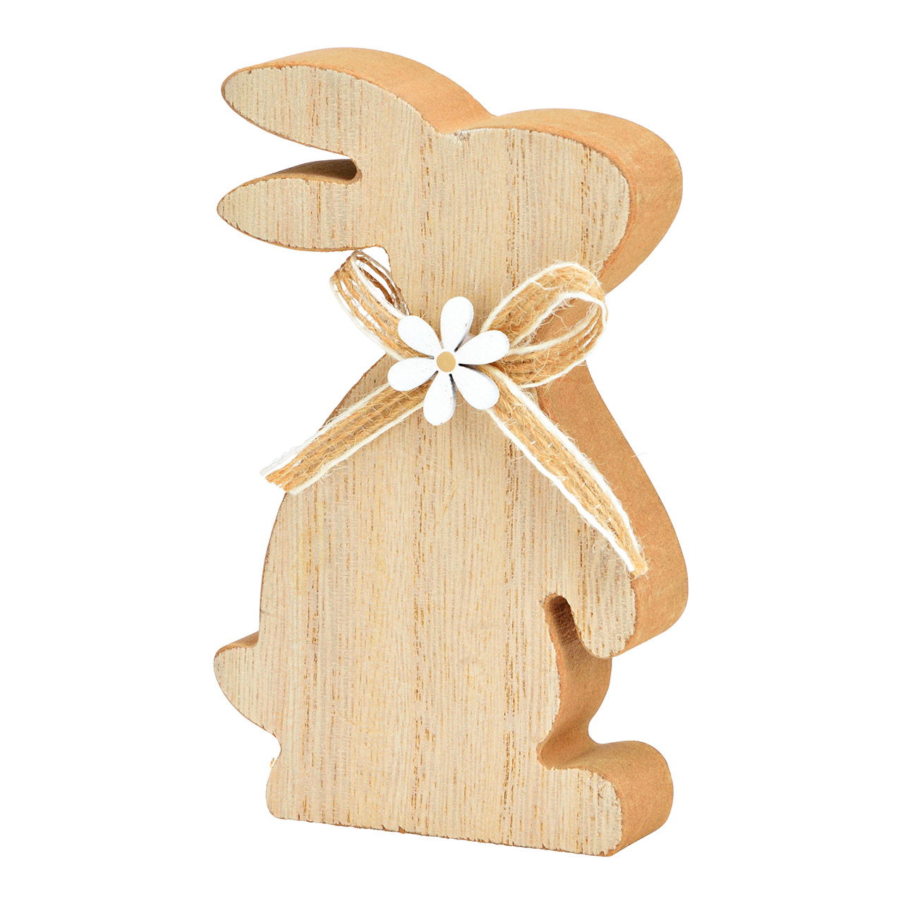 Lapin en bois naturel (L/H/P) 7x12x2cm