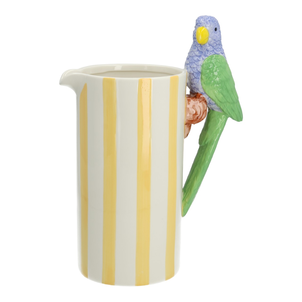 Kaffeekanne, Tasse, Porzellan, Gelb, Vogel-Design