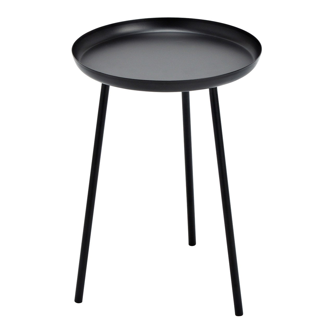 Tisch aus Metall Schwarz (B/H/T) 28x39x28cm Tisch aus Metall Schwarz (B/H/T) 28x39x28cm