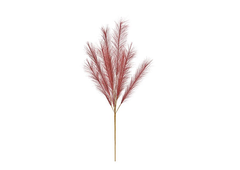 Pampasgras aus Kunststoff Rot (H) 91cm