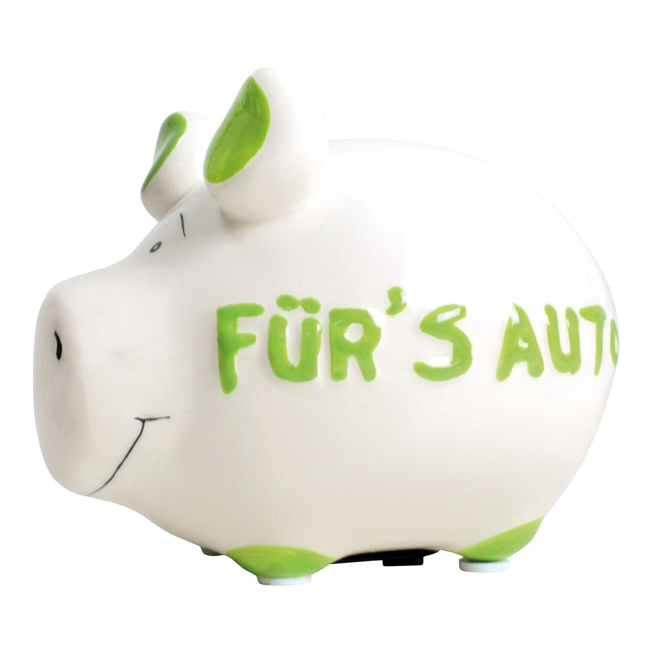 Piggy bank kcg small piggy, für´s auto, aus keramik (b/h/t) 12,5x9x9 cm