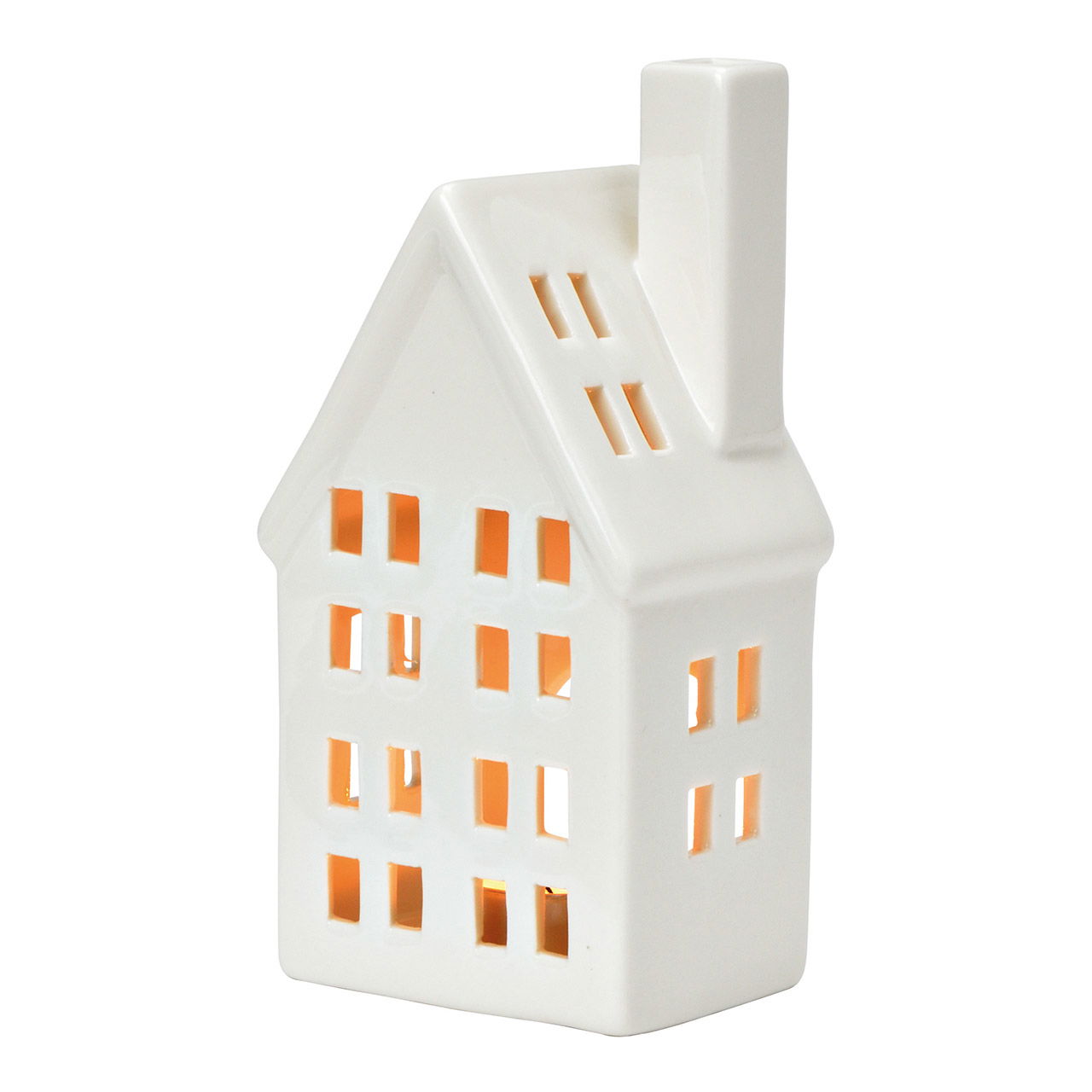 Maison pour bougies chauffe-plat en porcelaine, blanc (L/H/P) 7x14x5cm Maison pour bougies chauffe-plat en porcelaine, blanc (L/H/P) 7x14x5cm