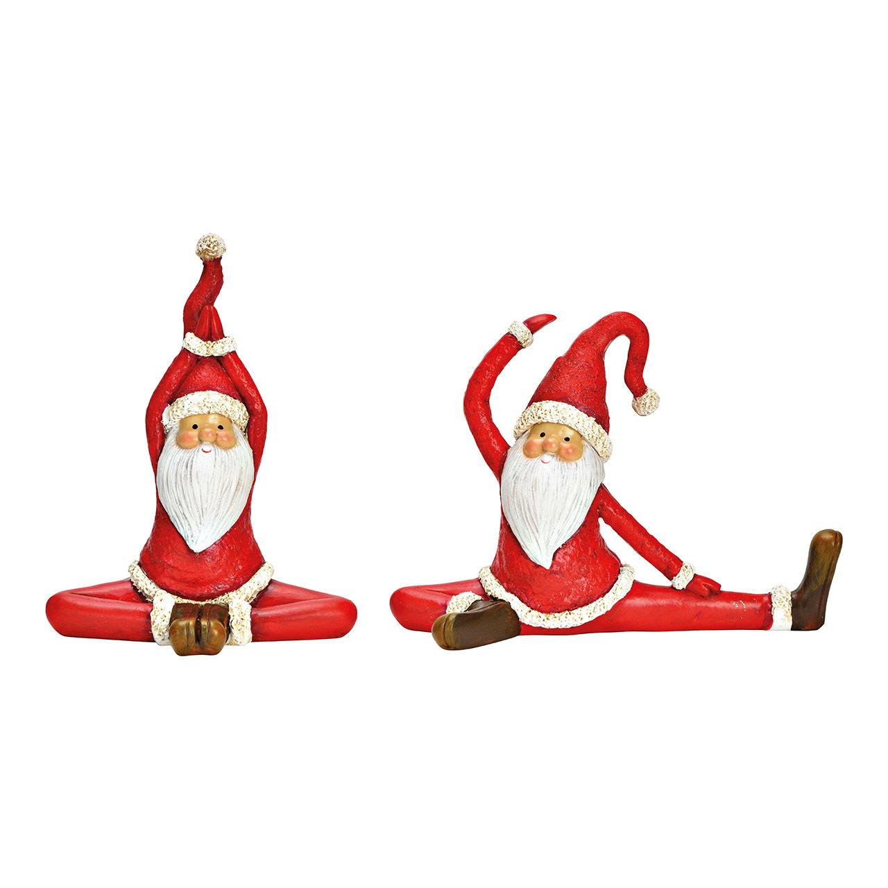 Yoga Nikolaus aus Poly rot 2-fach, (B/H/T) 15x18x9cm 21x15x7cm Yoga Nikolaus aus Poly rot 2-fach, (B/H/T) 15x18x9cm 21x15x7cm
