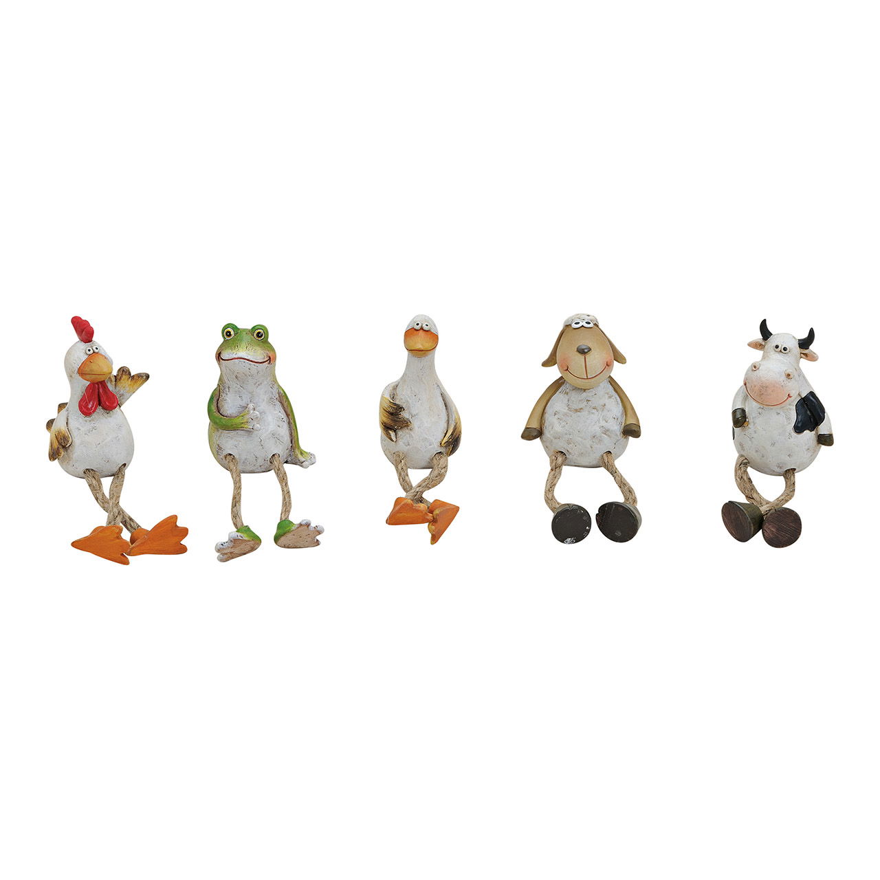 Accroche-bordures Animaux en poly, assortis 5 fois, 8/13 cm