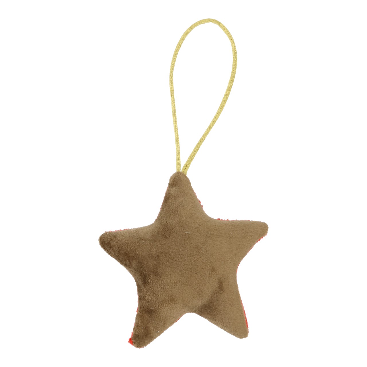 Suspension étoile Joyeux Noël 30pcs. Dans un verre en textile rouge (L/H/P) 8x9x3cm Krug