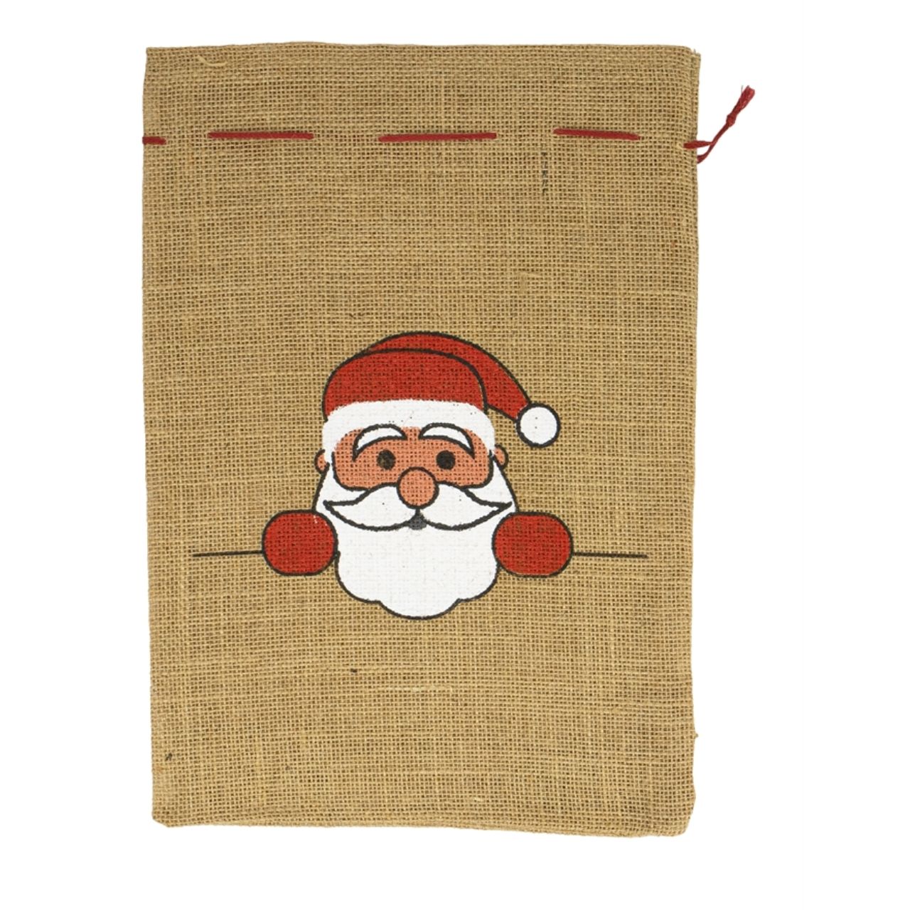 Jute-Tasche, Weihnachten, Santa, Beutel, Dekotasje