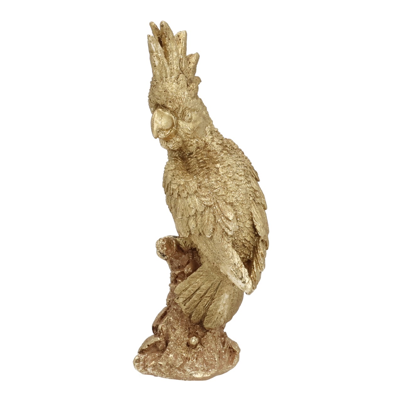 gold, Papagei, Statue, Figur, vergoldet