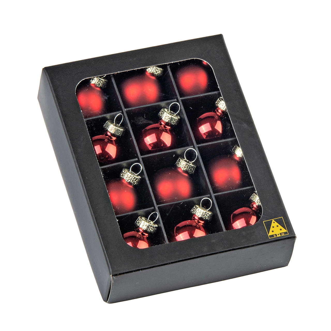 Deko-Anhänger, Rot, Kugel, Verpackung, Weihnachtsset