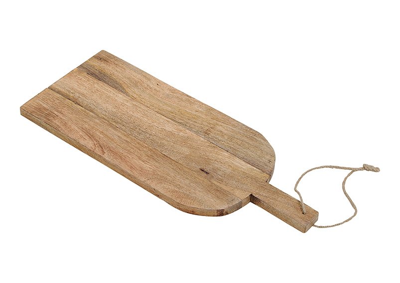 Tabla de servir, tabla de cortar, madera de mango Marrón (A/H/D) 50x20x2cm