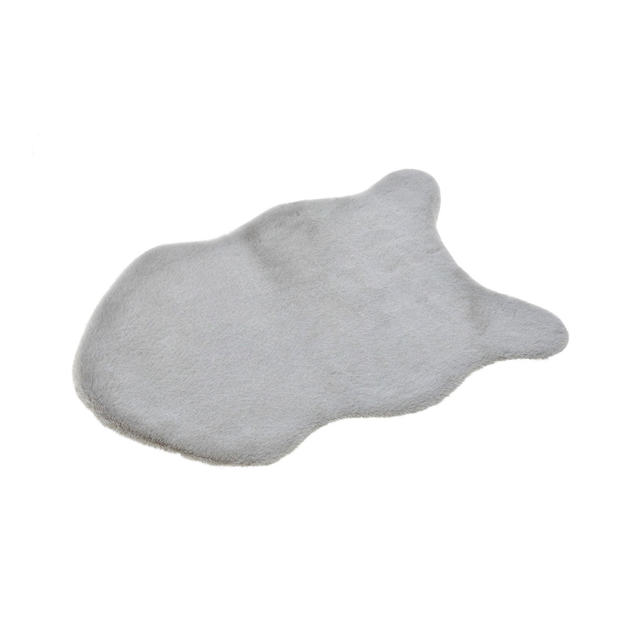 Kunstfell kurz aus Polyester Grau (B/H/T) 90x60x2 cm Kunstfell kurz aus Polyester Grau (B/H/T) 90x60x2 cm