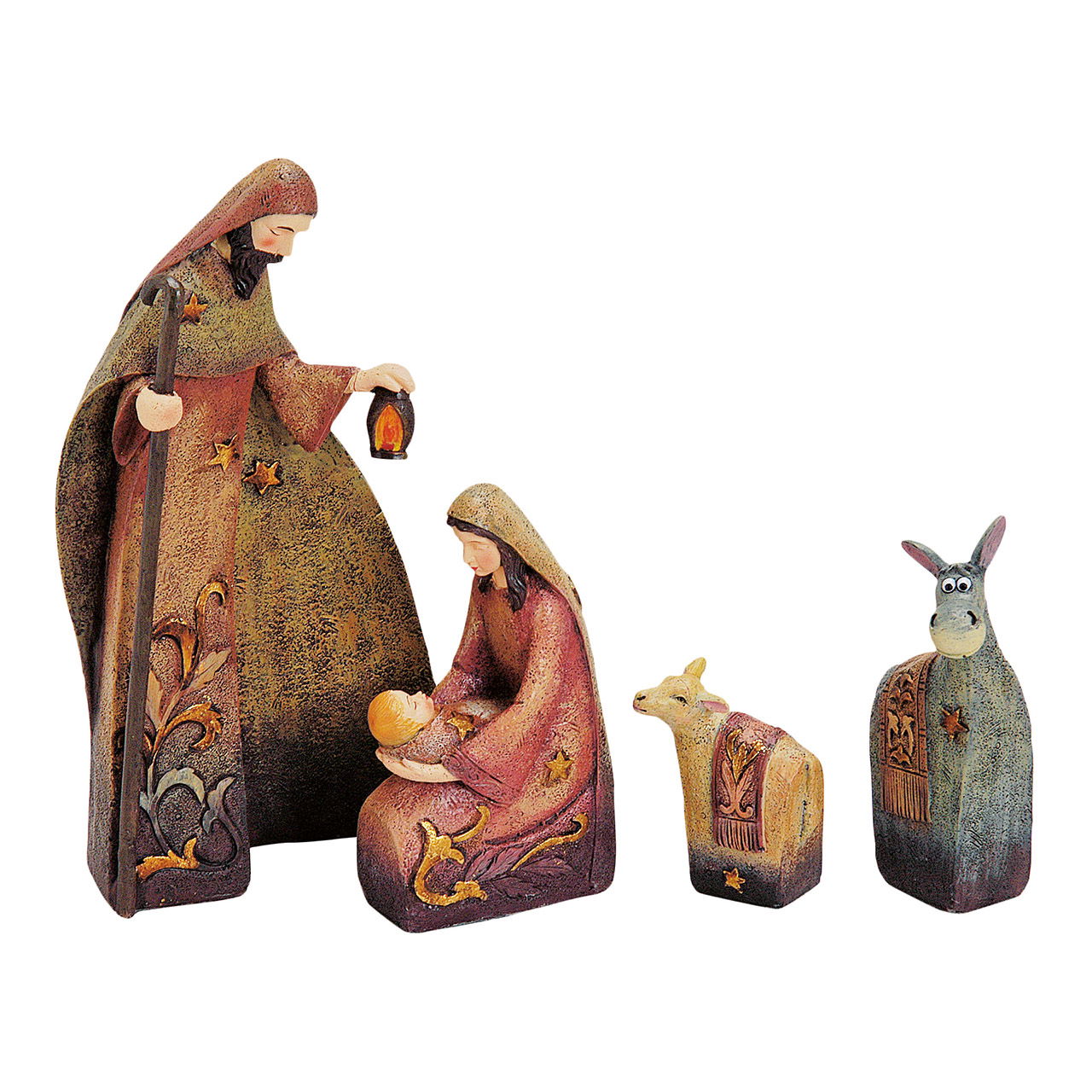 Set ledikantfiguurtjes van poly, 4 stuks, 6-22 cm Set ledikantfiguurtjes van poly, 4 stuks, 6-22 cm