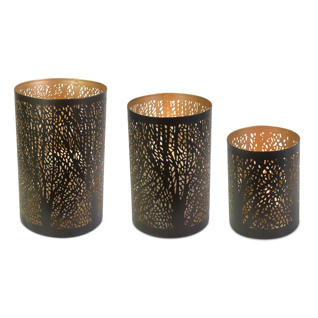 Juego farolillo estampación ornamental, metal, 13x13x20 cm / 10x10x15 cm / 8x8x10 cm, 3 pzs./juego, negro-oro EAN 10x10x15cm: 4065557000442 EAN 8x8x10cm: 4065557000459 Juego farolillo estampación ornamental, metal, 13x13x20 cm / 10x10x15 cm / 8x8x10 cm, 3 pzs./juego, negro-oro EAN 10x10x15cm: 4065557000442 EAN 8x8x10cm: 4065557000459