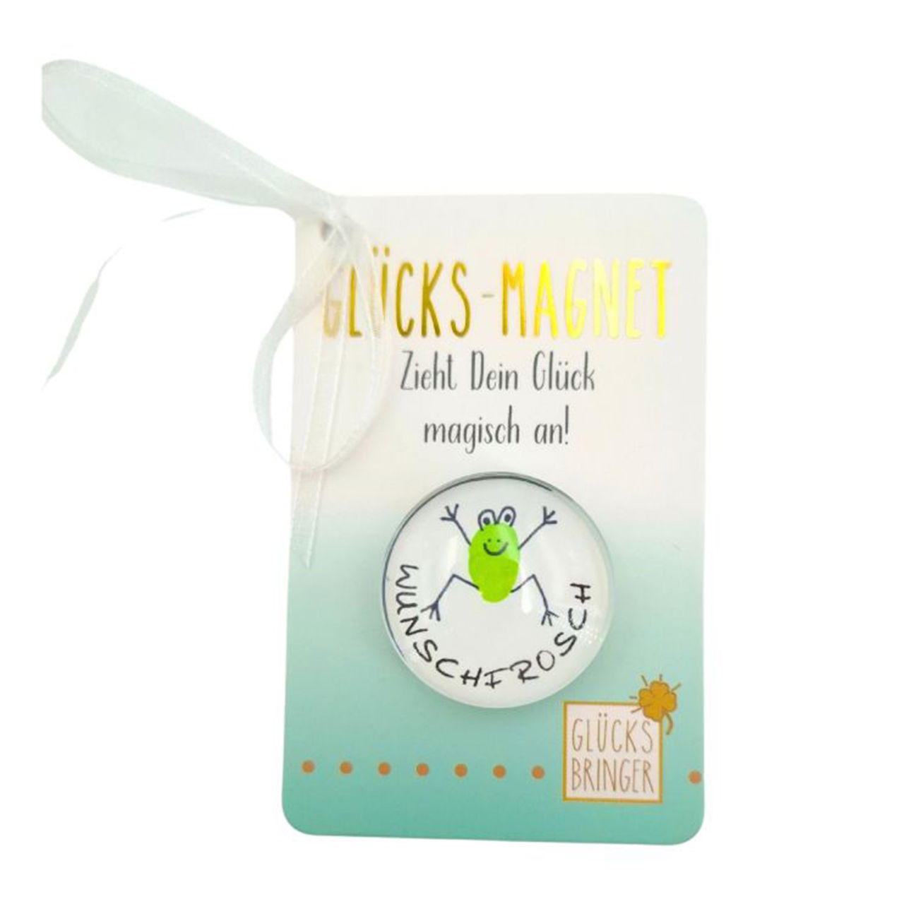 Lucky charm lucky magnets made of glass, 8-fold, colorful (W/H/D) 3x1x3cm Lucky charm lucky magnets made of glass, 8-fold, colorful (W/H/D) 3x1x3cm