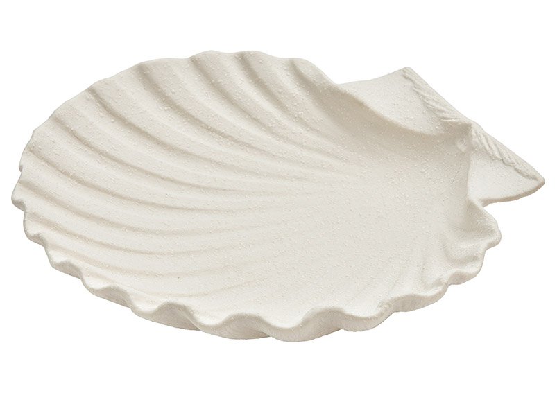 Concha de porcelana blanca (A/A/P) 24x23x4cm
