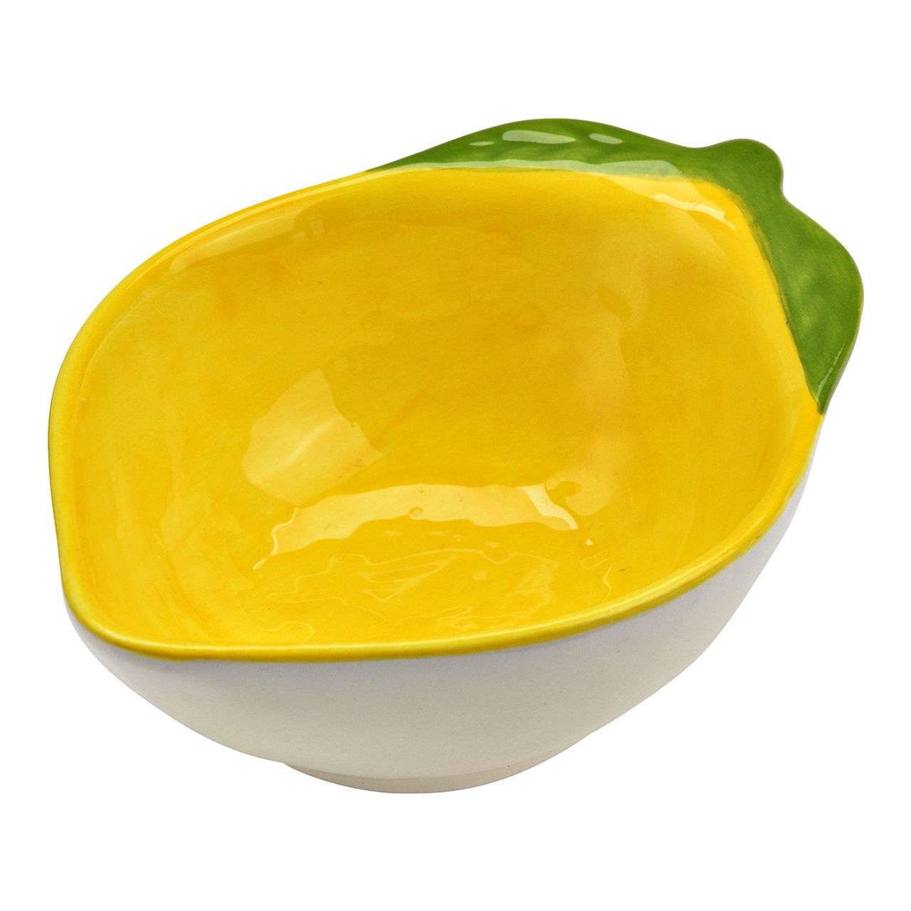 Limonera de cerámica, amarilla (A/A/P) 8x4x12cm Schale, Suppenschüssel, Porzellan, Töpferei, Mahlzeit