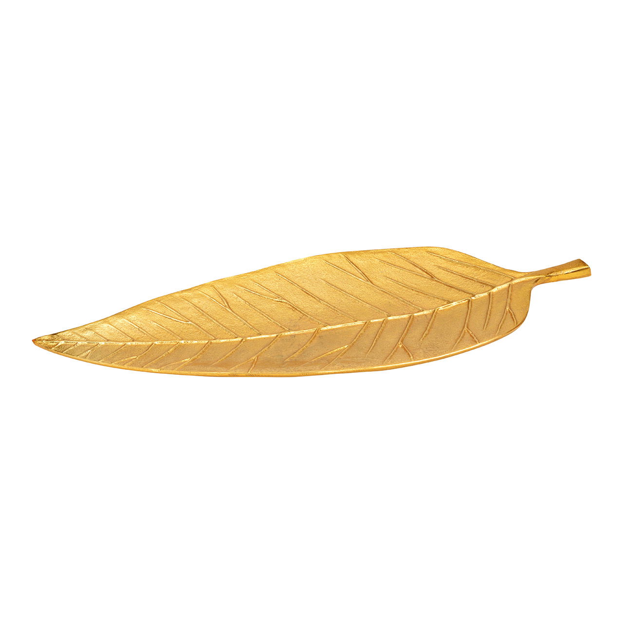 Plate leaf made of metal gold (W / H / D) 54x3x20cm