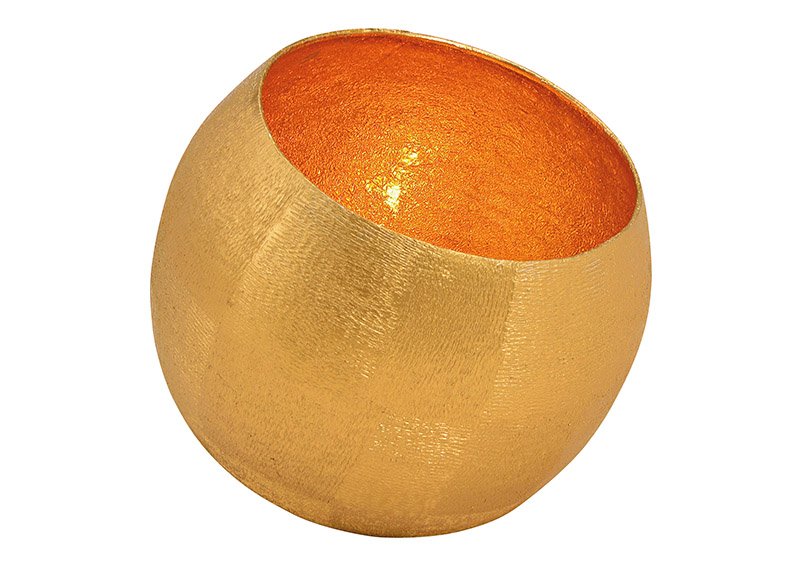 Farol de metal dorado (c/h/d) 15x15x15cm