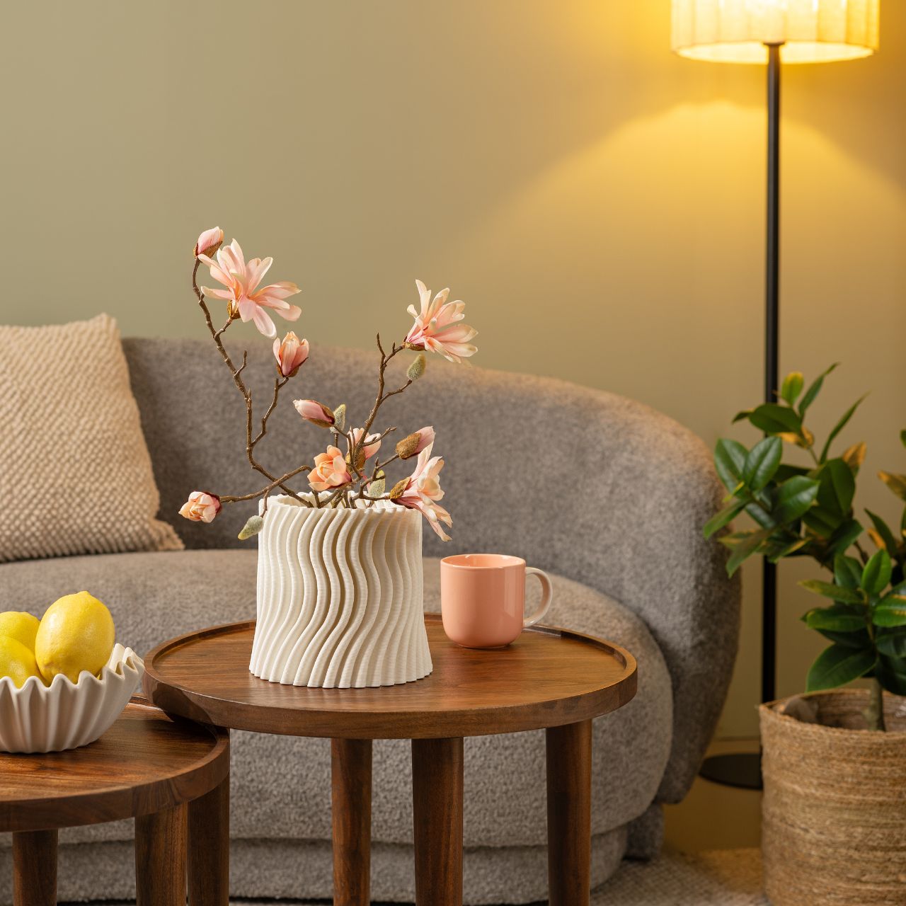 Gobelet en porcelaine multicolore 4 compartiments, (L/H/P) 12x9x8cm 340ml Gobelet en porcelaine multicolore 4 compartiments, (L/H/P) 12x9x8cm 340ml