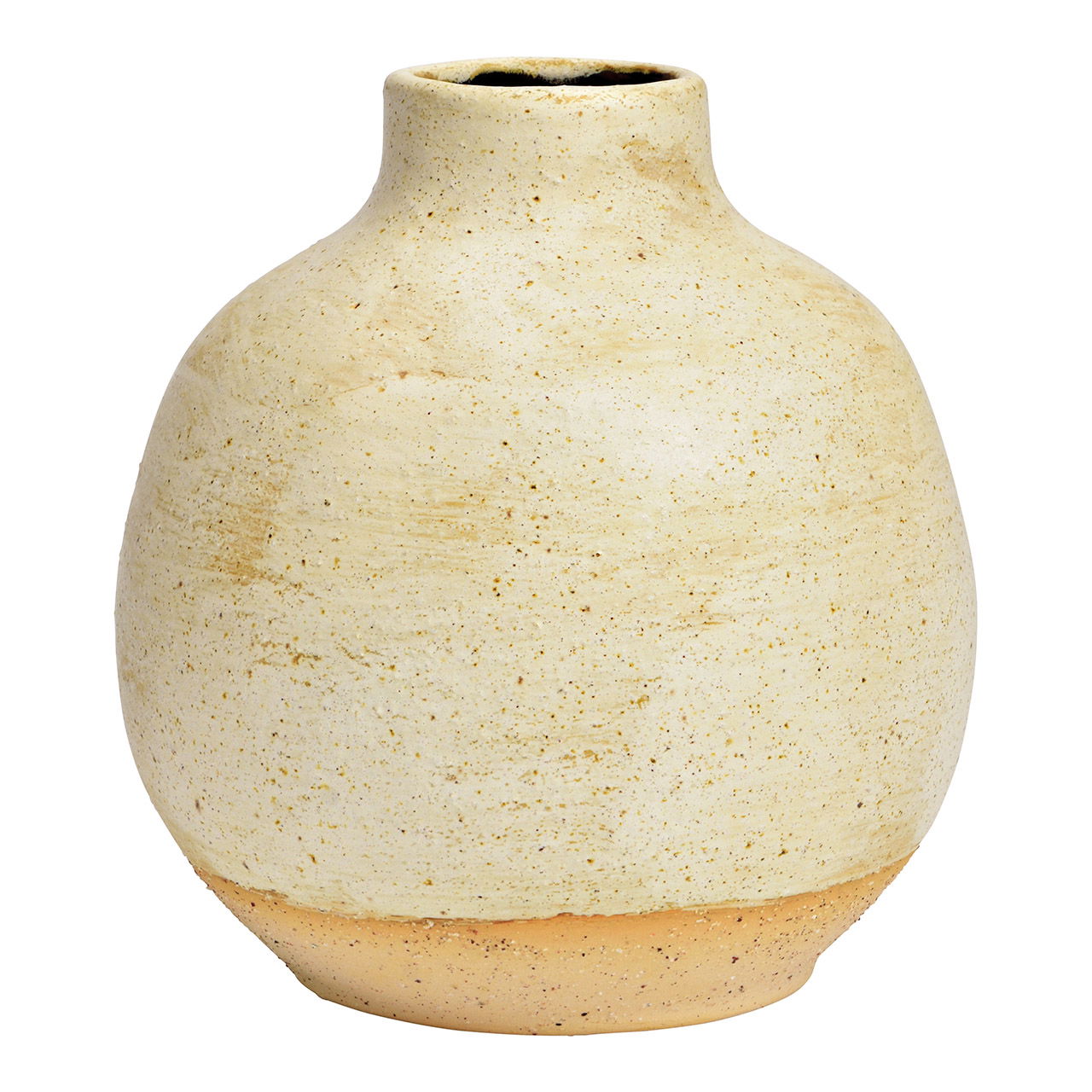 Vase en céramique beige (L/H/P) 16x18x16cm uniquement pour fleurs séchées Vase en céramique beige (L/H/P) 16x18x16cm uniquement pour fleurs séchées