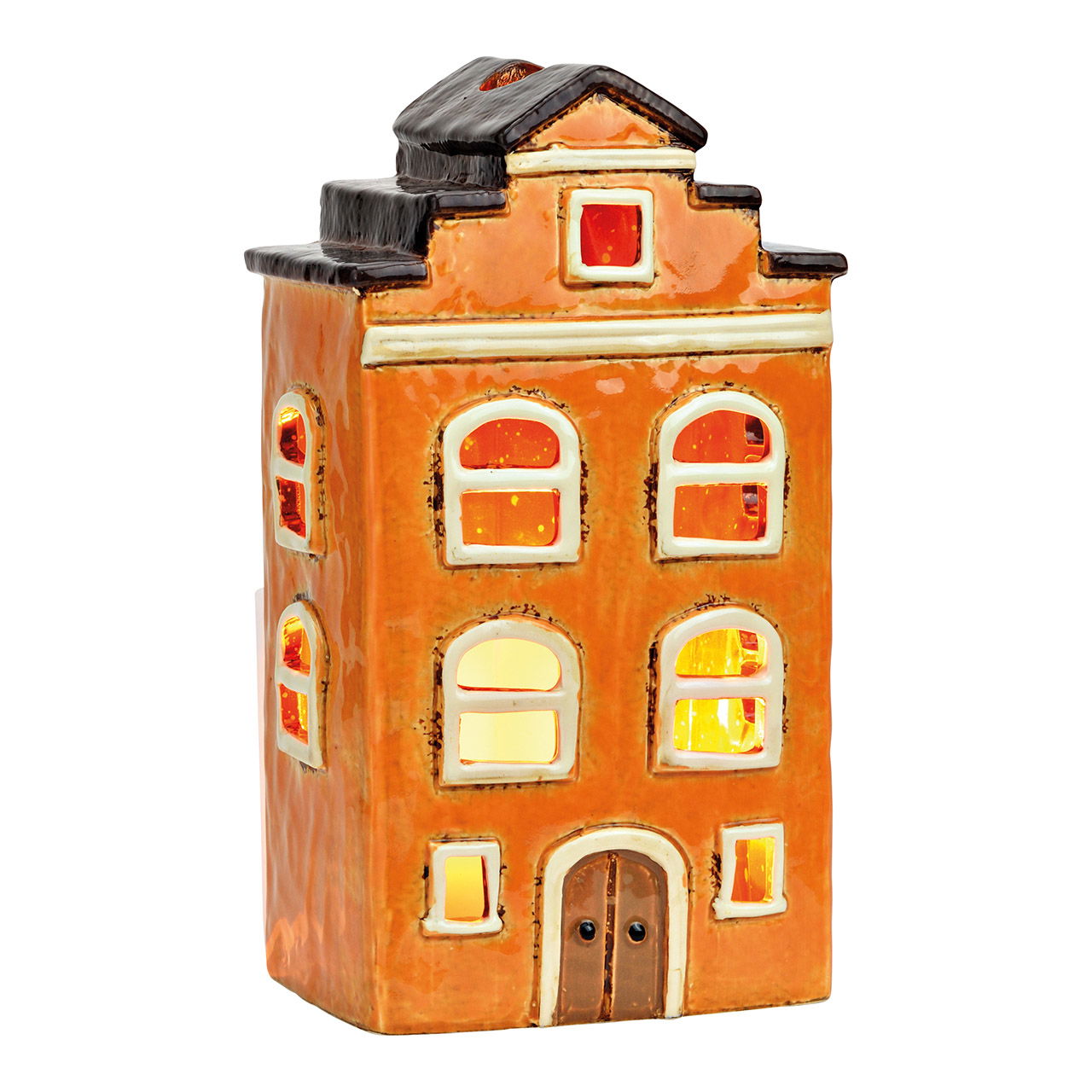 Lanterna in gres colorato (L/H/D) 13x22x9cm Lanterna in gres colorato (L/H/D) 13x22x9cm