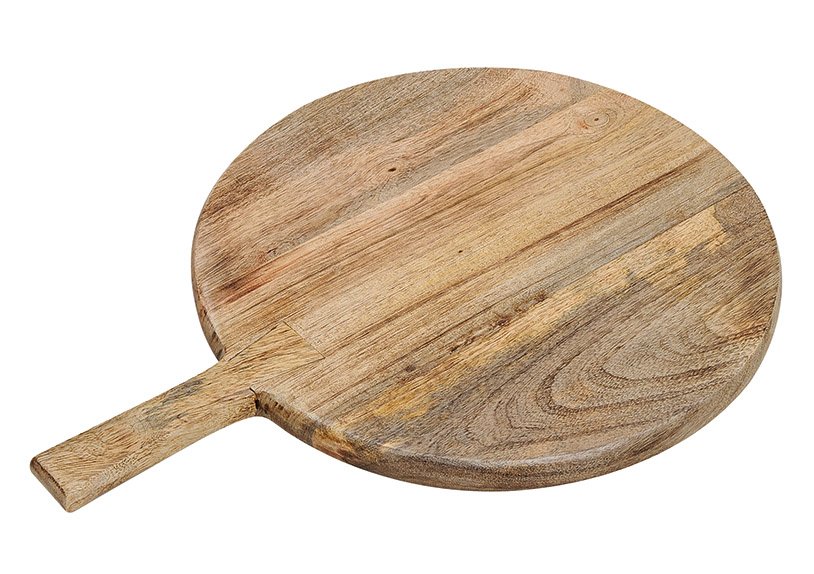 Planche à servir, planche à découper en bois de manguier Marron (L/H/P) 49x36x2cm