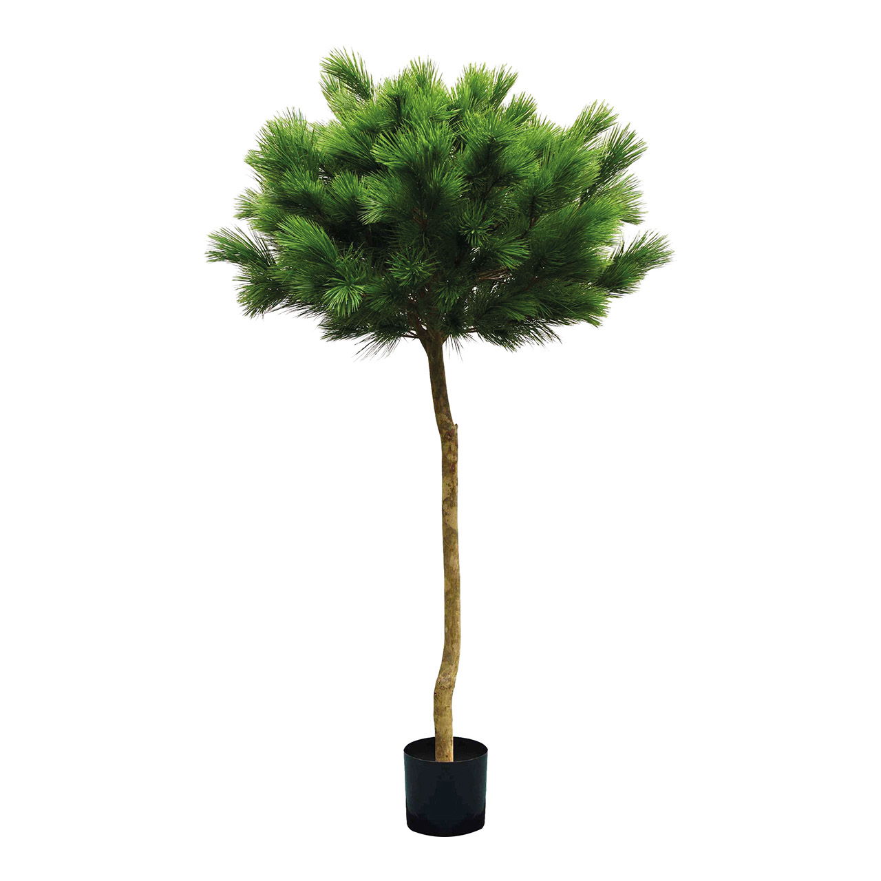 Arbre à boules de pin en plastique Vert (H) 120cm