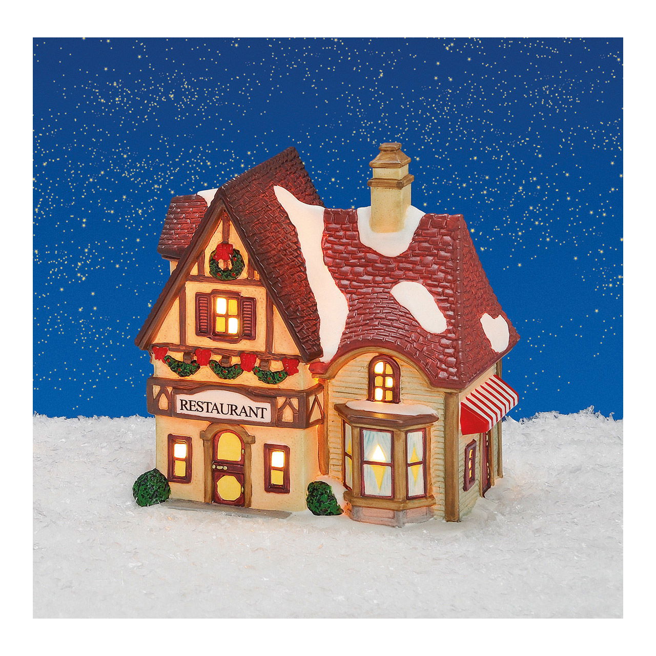 Wurm Lichthaus "Restaurant" aus Porzellan, Bunt (B/H/T) 14x16x10cm Wurm Lichthaus "Restaurant" aus Porzellan, Bunt (B/H/T) 14x16x10cm