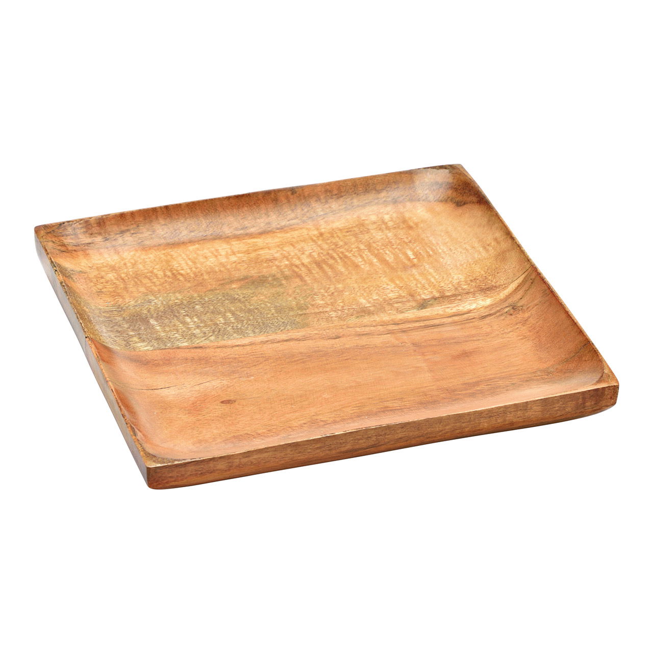 Acacia houten kom naturel (w/h/d) 20x2x20cm