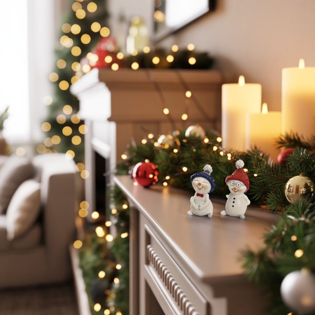 Weihnachten, Weihnachtsdekorationen, Festival, Weihnachtsbaum, Kerze
