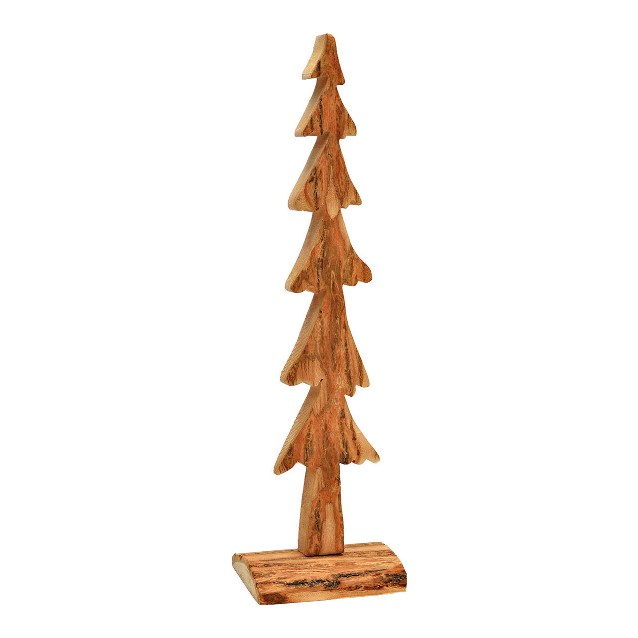 Tannenbaum aus Holz natur (B/H/T) 10x40x9cm