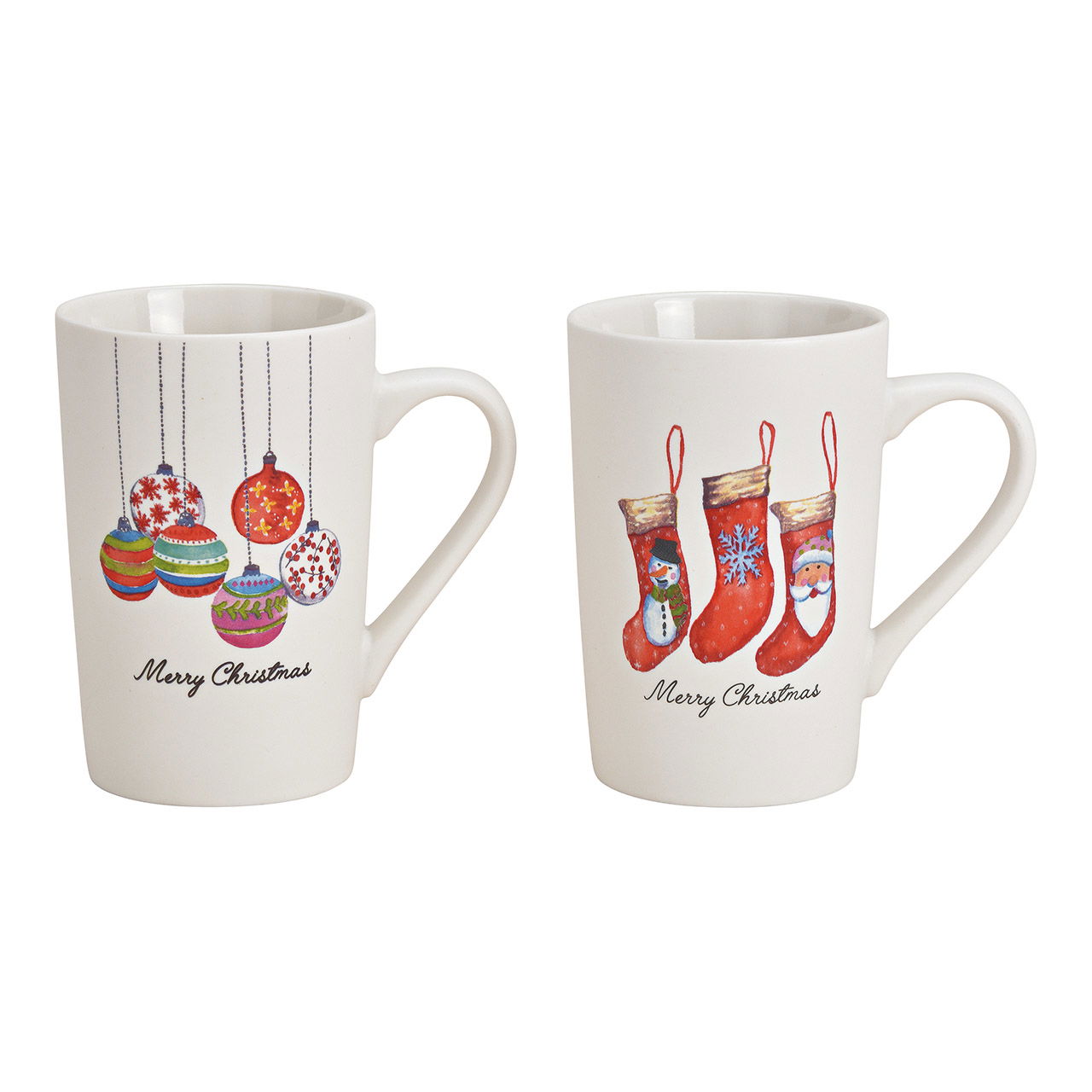 Becher Weihnachtsdekor aus Porzellan Weiß 2-fach, (B/H/T) 12x12x8cm 350ml Becher Weihnachtsdekor aus Porzellan Weiß 2-fach, (B/H/T) 12x12x8cm 350ml