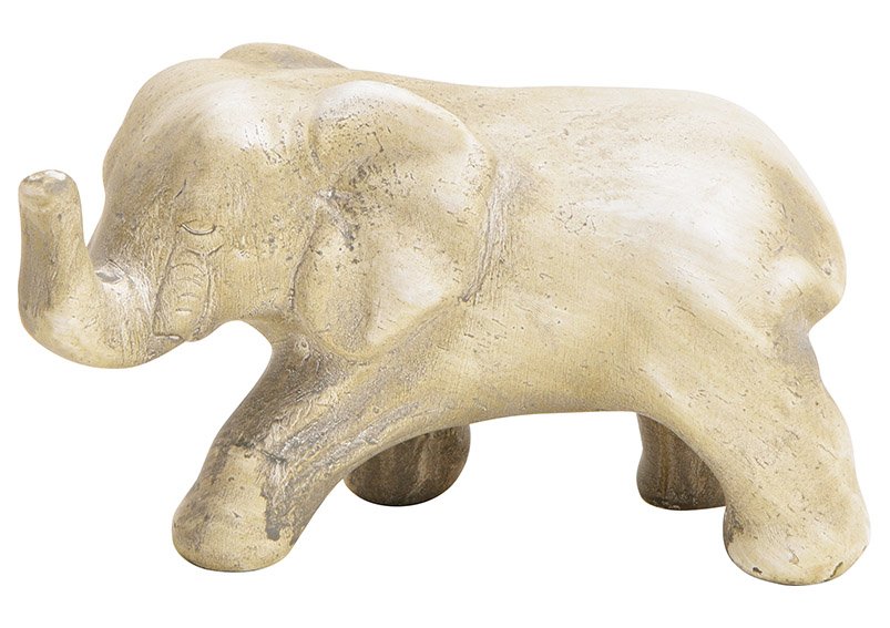 Elefante decorativo in argilla 15x10cm