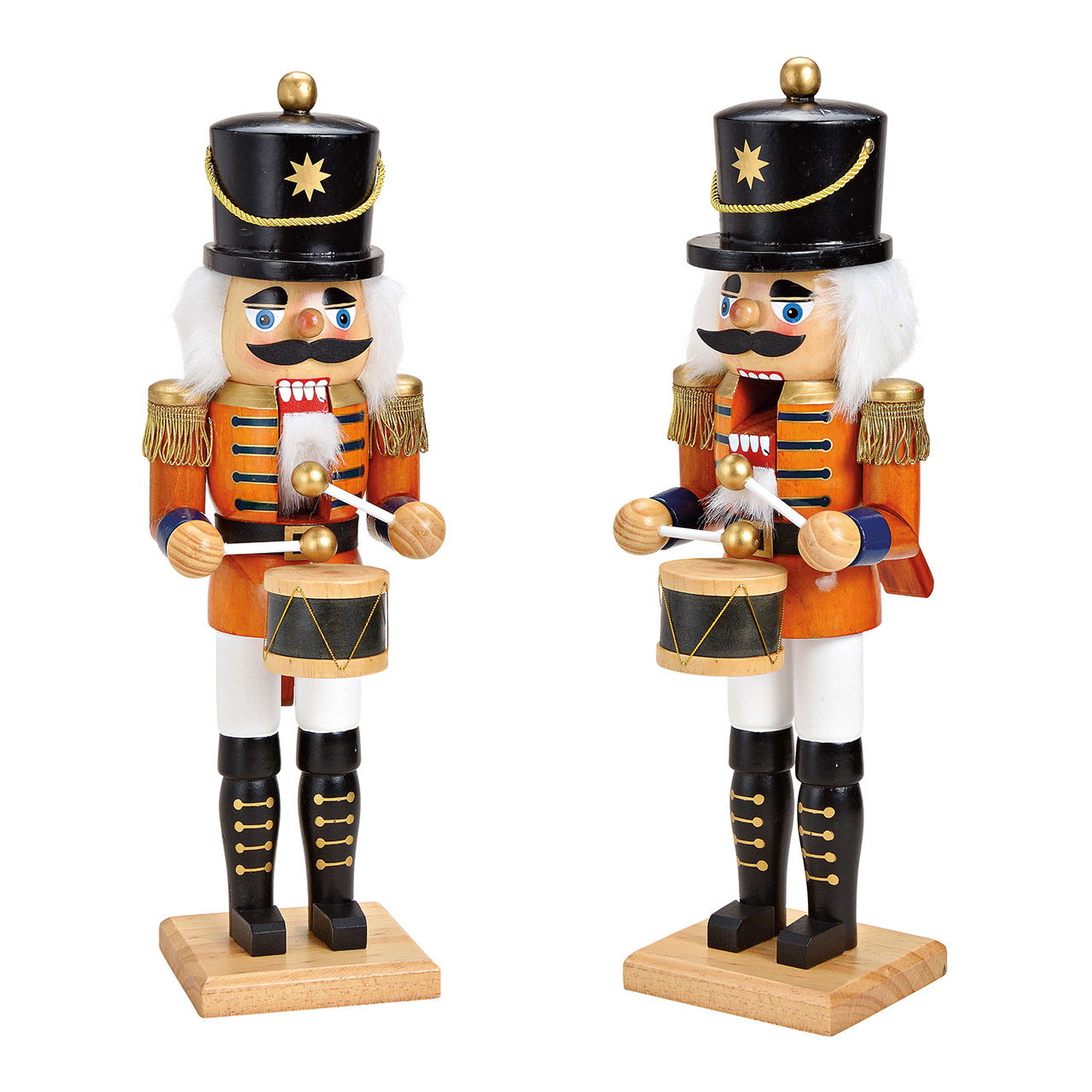 Wooden nutcracker yellow (W/H/D) 14x44x11cm Wooden nutcracker yellow (W/H/D) 14x44x11cm