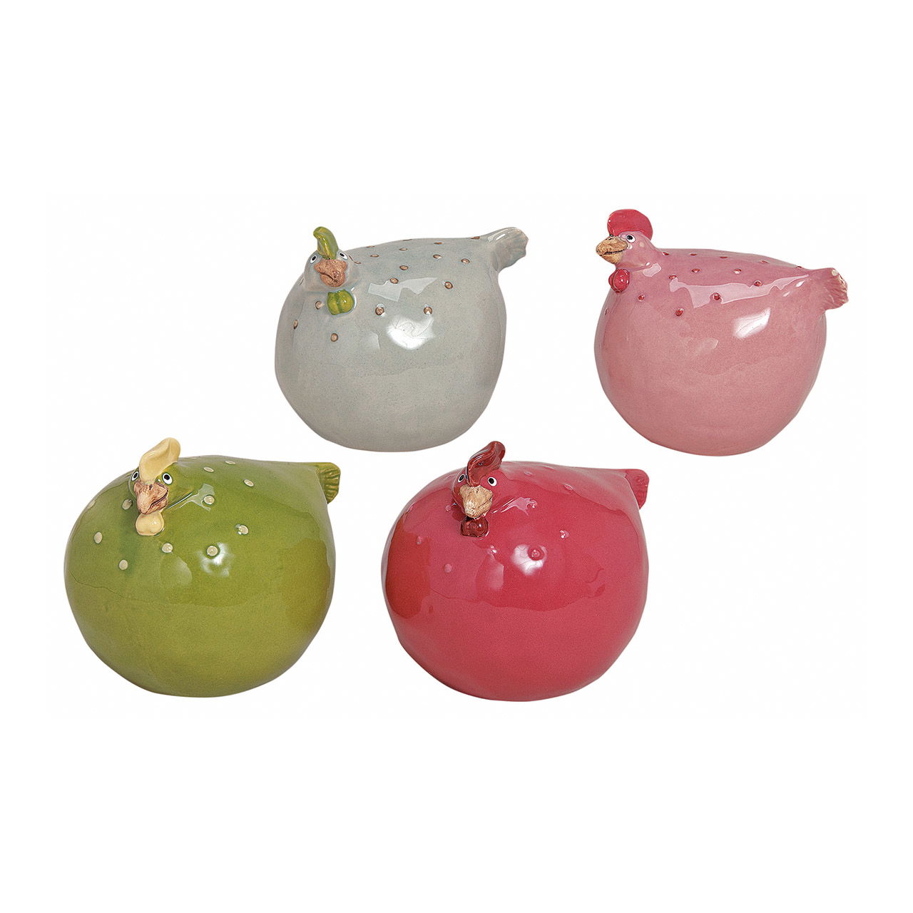 Huhn aus Keramik, sortiert, 12 cm Huhn aus Keramik, sortiert, 12 cm