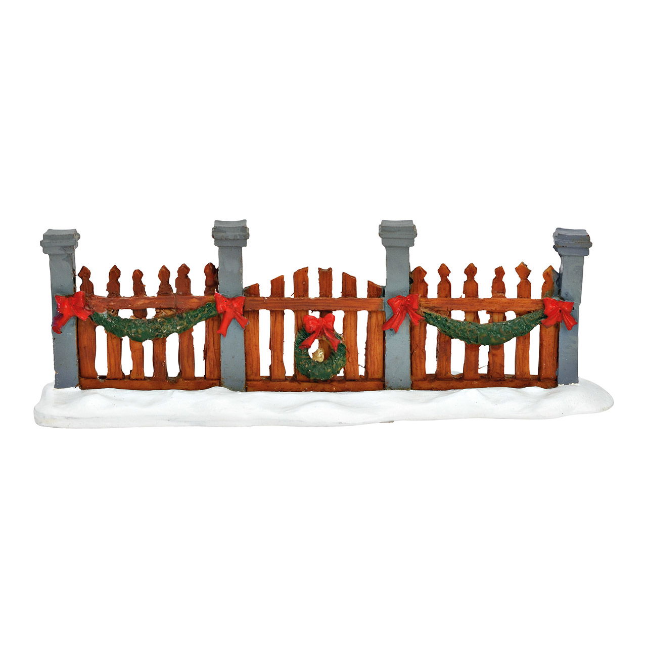 Miniaturfigure Zaun aus Poly bunt (B/H/T) 12x4x3cm Miniaturfigure Zaun aus Poly bunt (B/H/T) 12x4x3cm