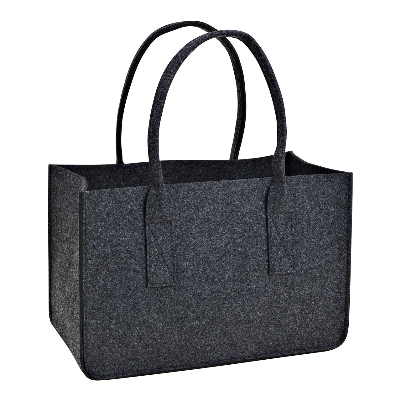 Tasche aus Filz Grau (B/H/T) 38x25x19cm