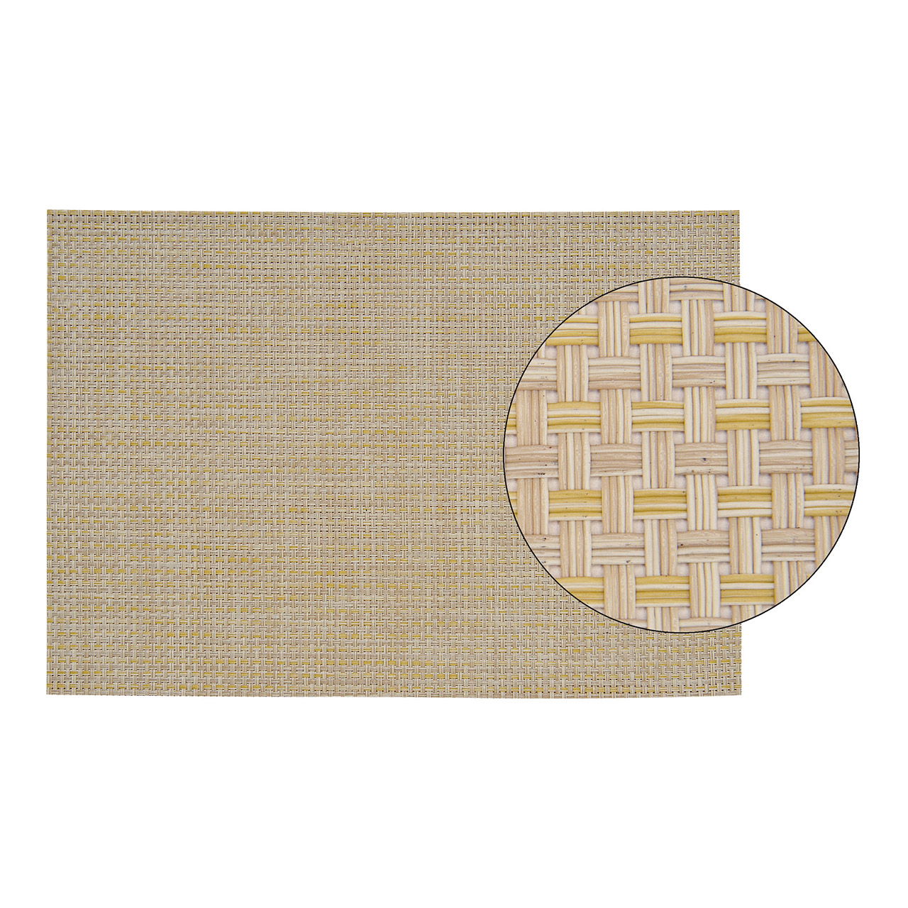 Plastic placemat, grof beige, (B/H) 45x30 cm Plastic placemat, grof beige, (B/H) 45x30 cm