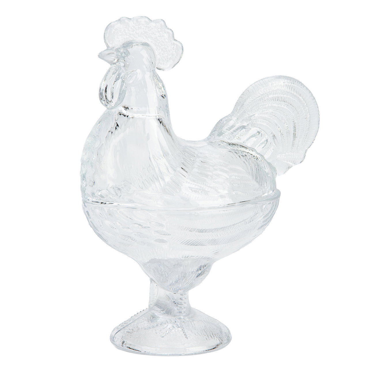 Glas, Huhn, Glas-Schale, Dekoration, Vogelfigur