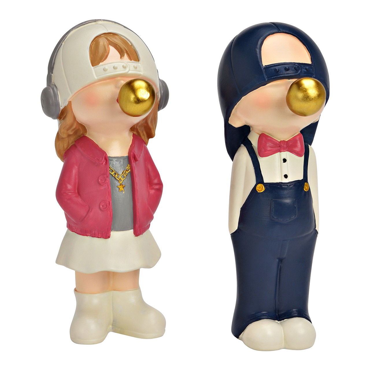 Child with chewing gum bubble made of poly colorful 2-fold, (W/H/D) 8x18x8cm Child with chewing gum bubble made of poly colorful 2-fold, (W/H/D) 8x18x8cm