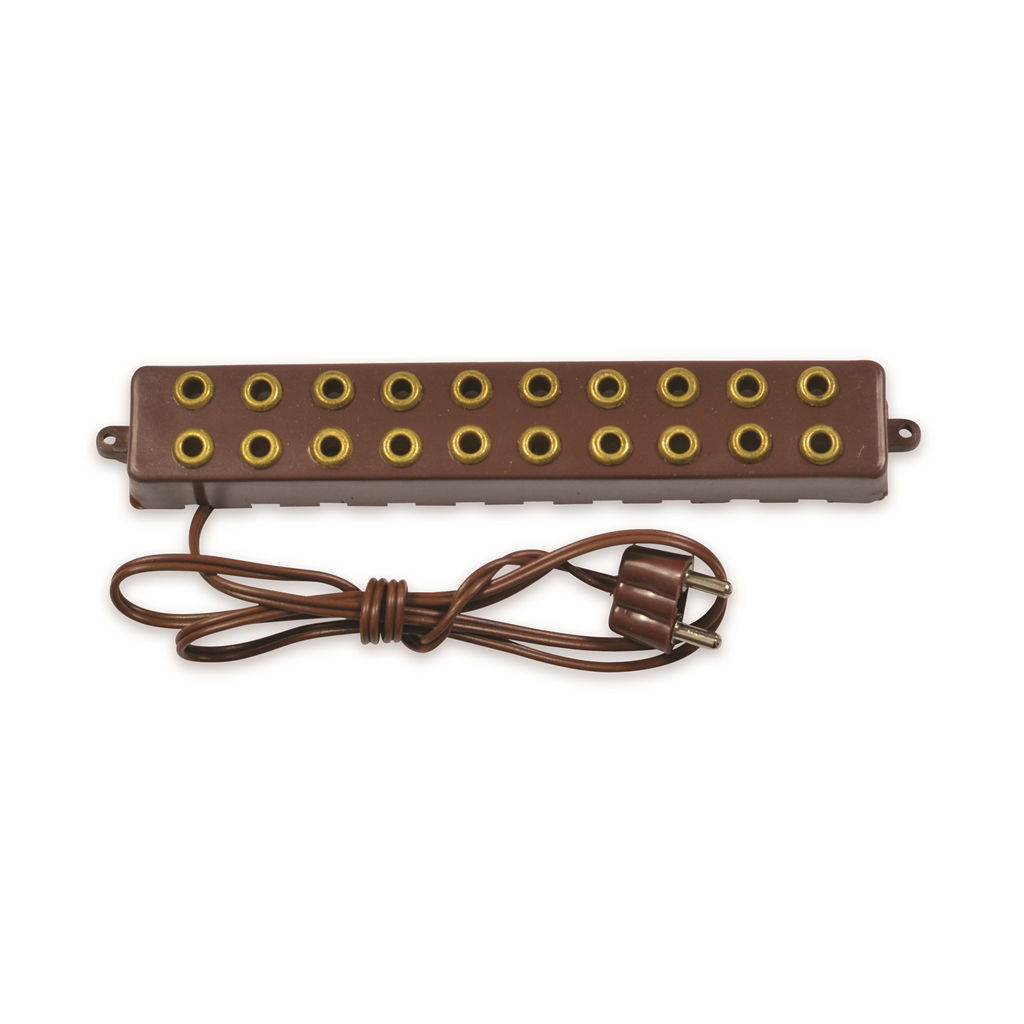 Barrettes de 10 prises. 11cm. 4.5V @ Adapter, Elektronik, Zubehör