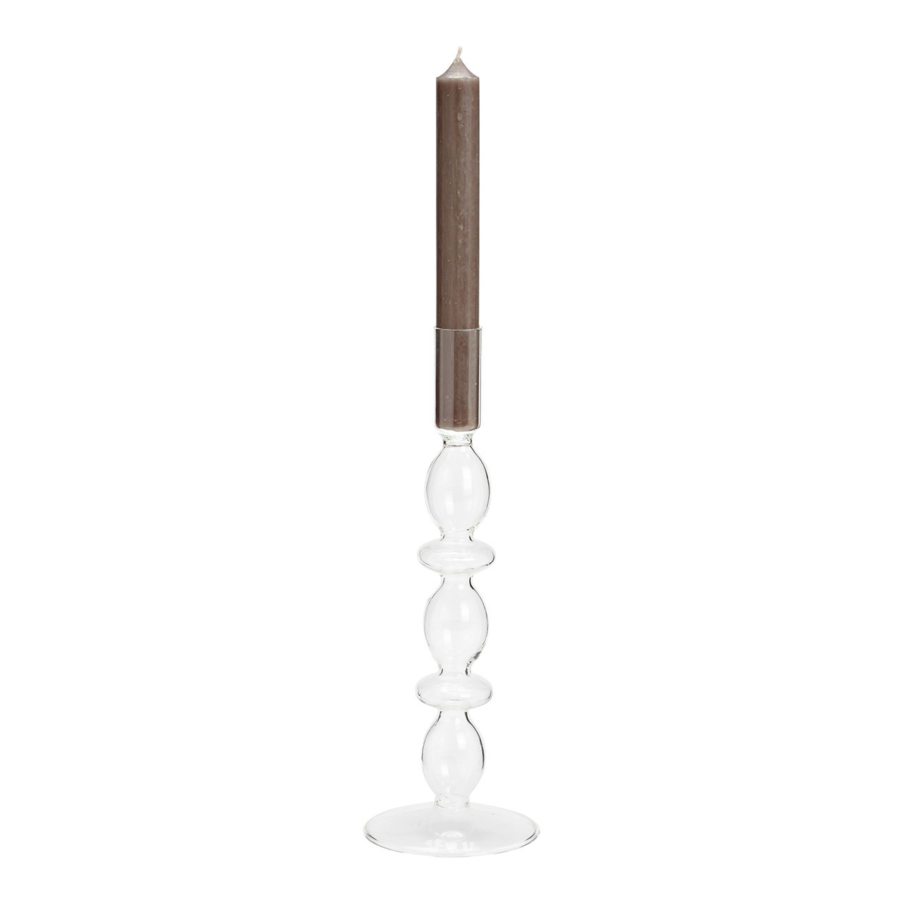 Kerzenhalter aus Glas Transparent (B/H/T) 9x26x9cm Kerzenhalter aus Glas Transparent (B/H/T) 9x26x9cm
