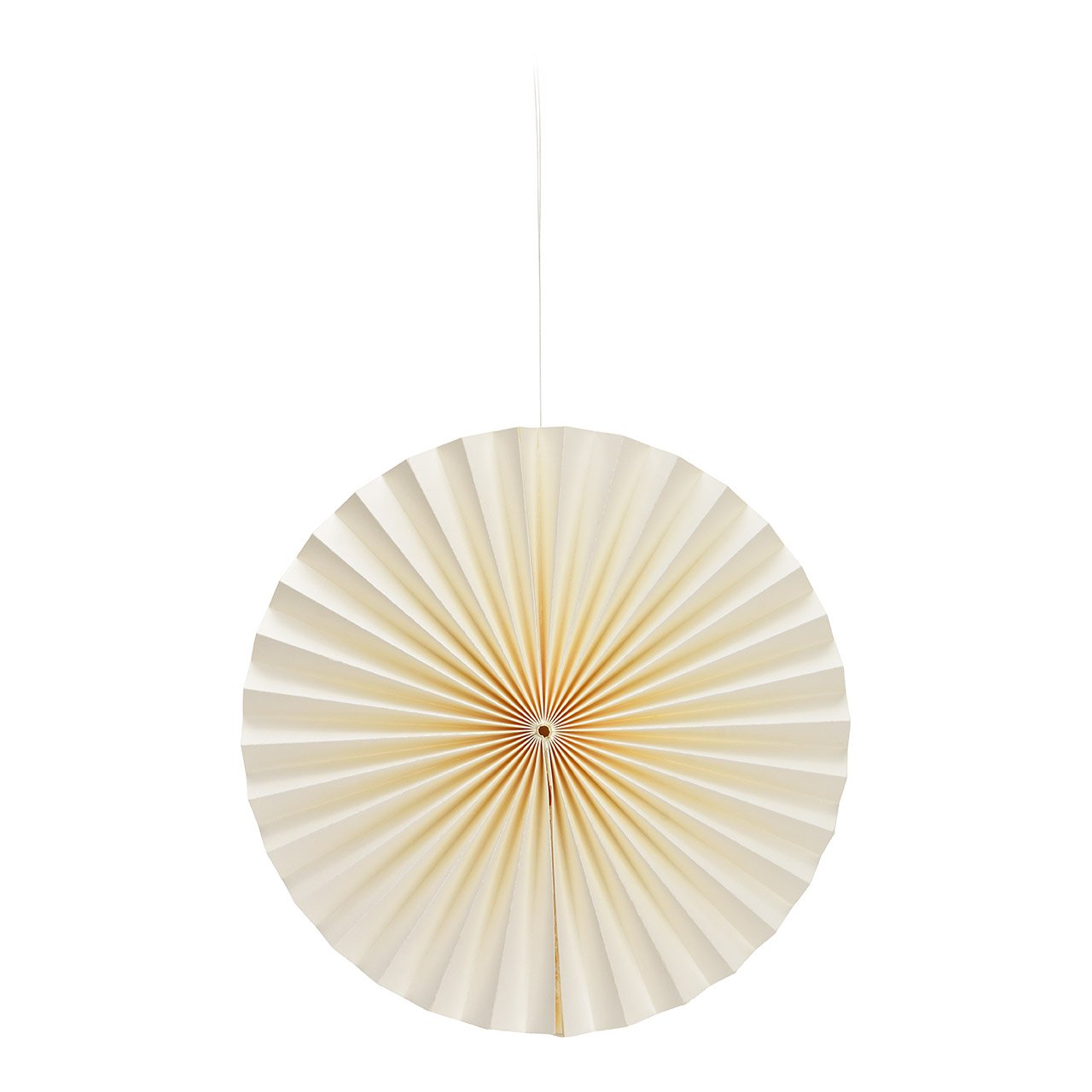 Paper/cardboard fan hanger, white (W/H/D) 29x29x2cm