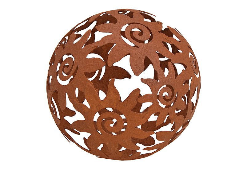 Sfera, decorazione sole in metallo marrone Ø14cm