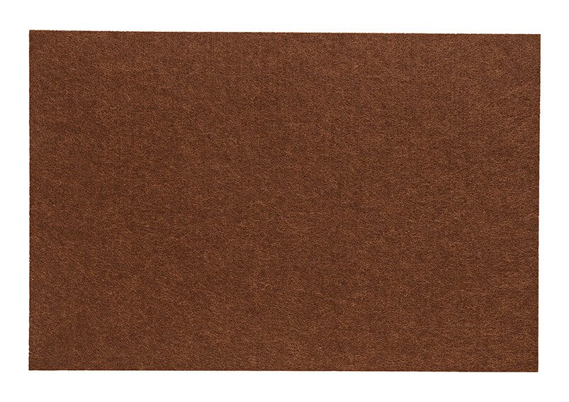 Tischset aus Filz, Braun (B/H/T) 45x30x0,4 cm