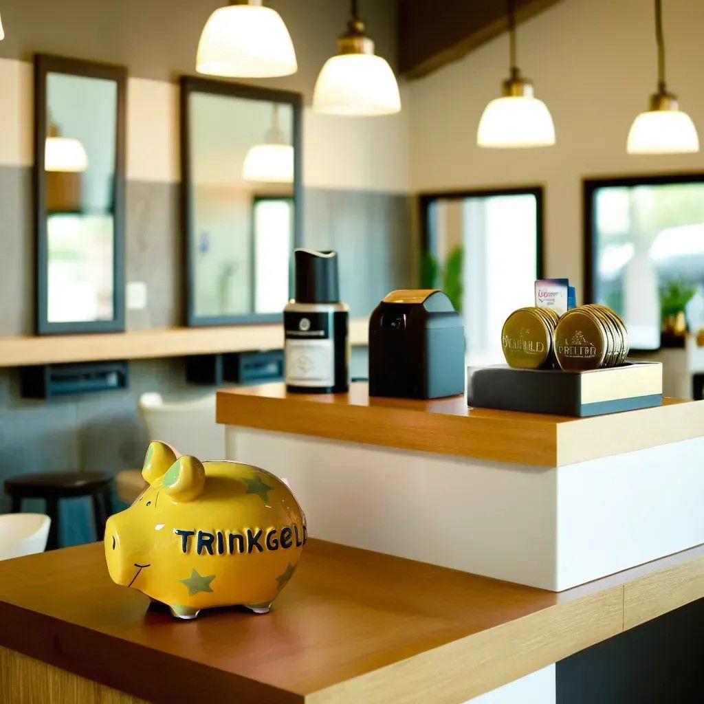 KCG Sparschwein "Trinkgeld" aus Keramik, Gelb (B/H/T) 12,5x9x9 cm Kleinschwein Drinnen, Innenarchitektur