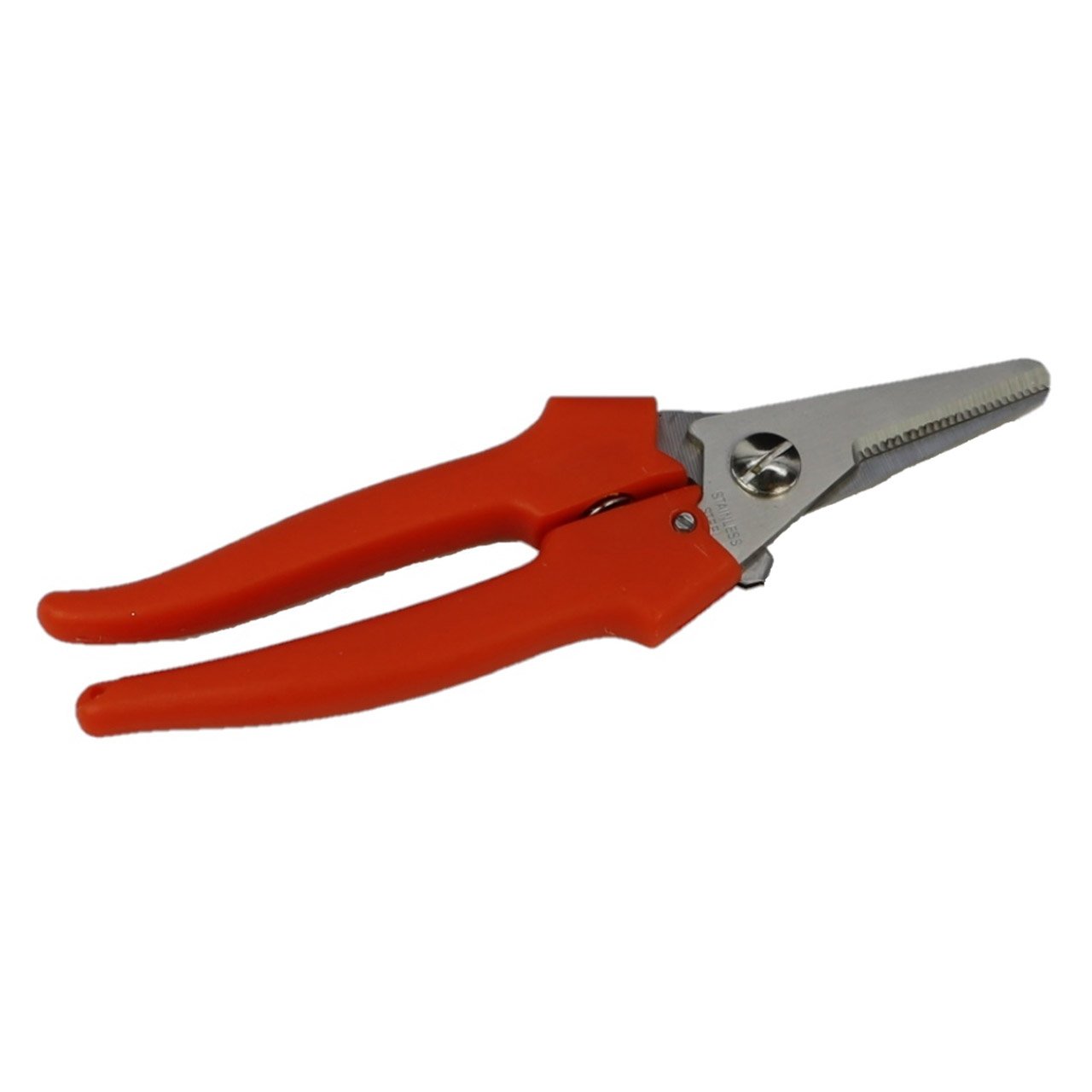 Metal florist scissors, red