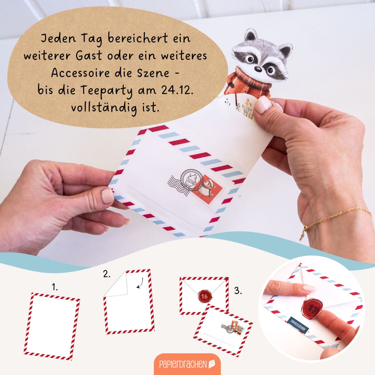 Advent calendar, Tiere, Winter, Kuscheltier, Dekoration